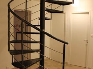 Fabrication d'un escalier métallique en colimaçon - Nîmes (30)